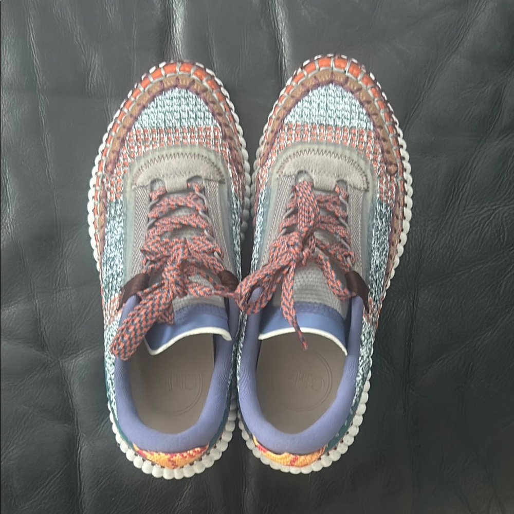 Chloe Nama Platform Sneakers, size 36